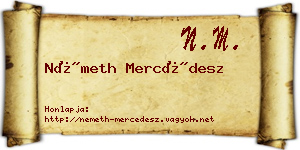 Németh Mercédesz névjegykártya